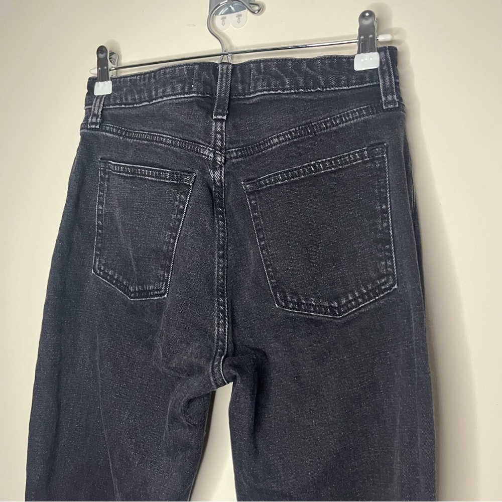 A+F The Skinny High Rise Curve Love Edgy Goth Split Hem Jeans - Picture 8 of 9